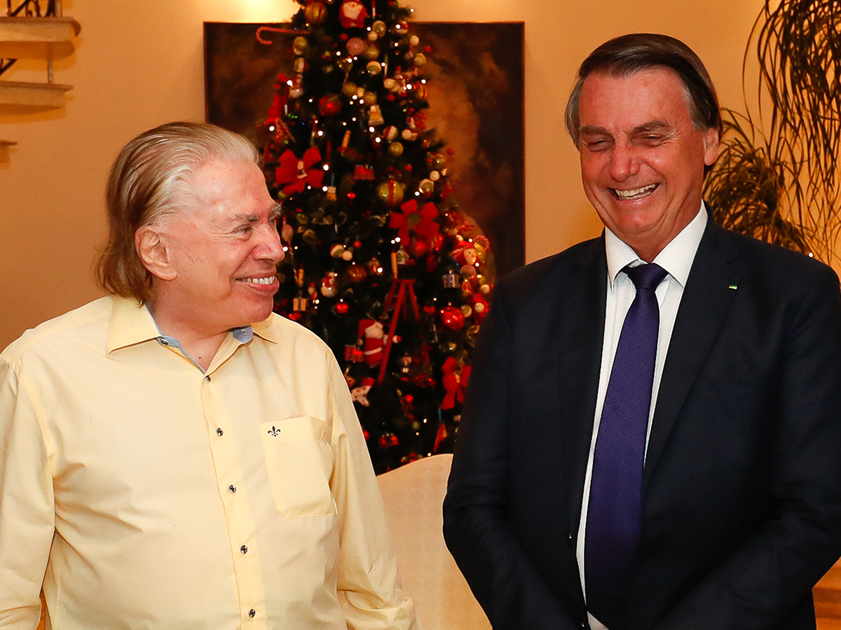 Silvio Santos e Jair Bolsonaro
