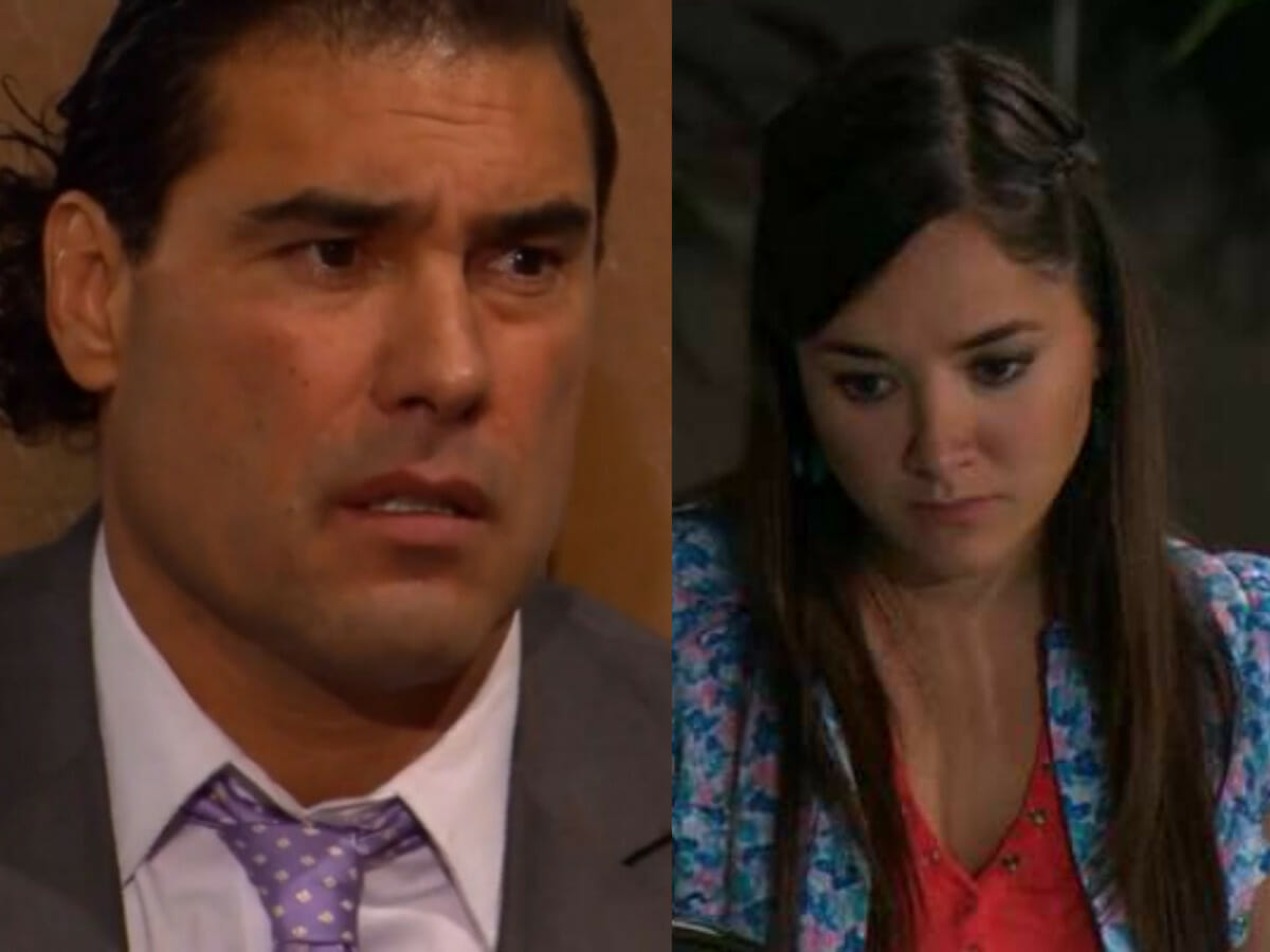 Aguiar e Liliana em Amores Verdadeiros (Reprodução - Televisa)