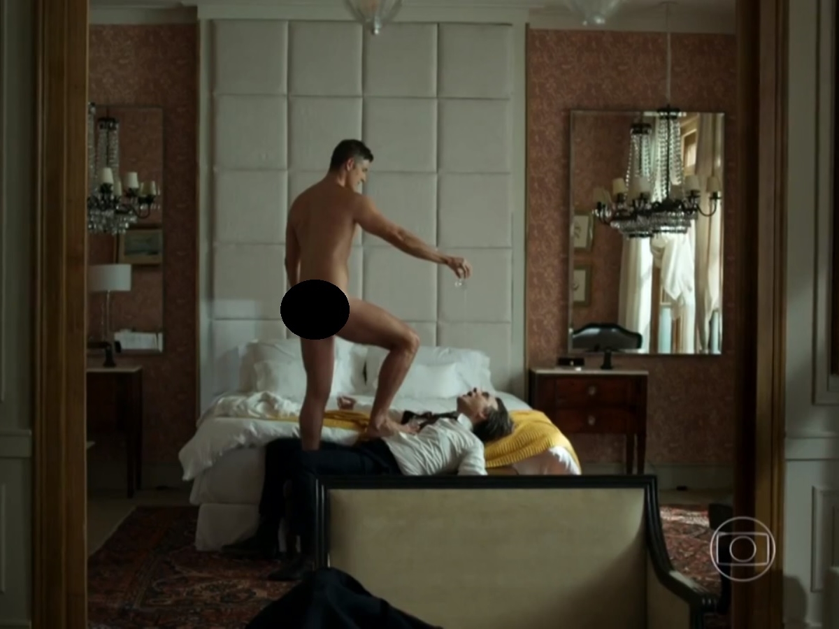 Anthony (Reynaldo Gianecchini) e Maurice (Fernando Eiras) de Verdades Secretas