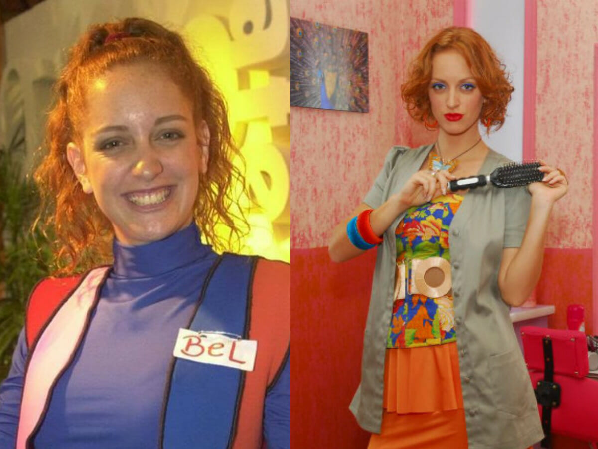 Atriz Laila Zaid em Malhação e em Bela, a Feia (Reprodução)