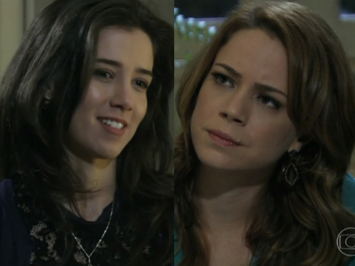 Cora (Marjorie Estiano) e Cristina (Leandra Leal) de Império