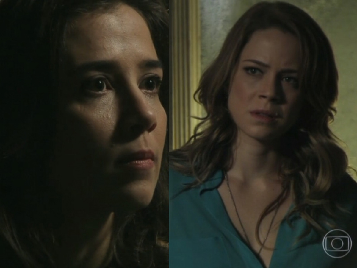 Cora (Marjorie Estiano) e Cristina (Leandra Leal) de Império