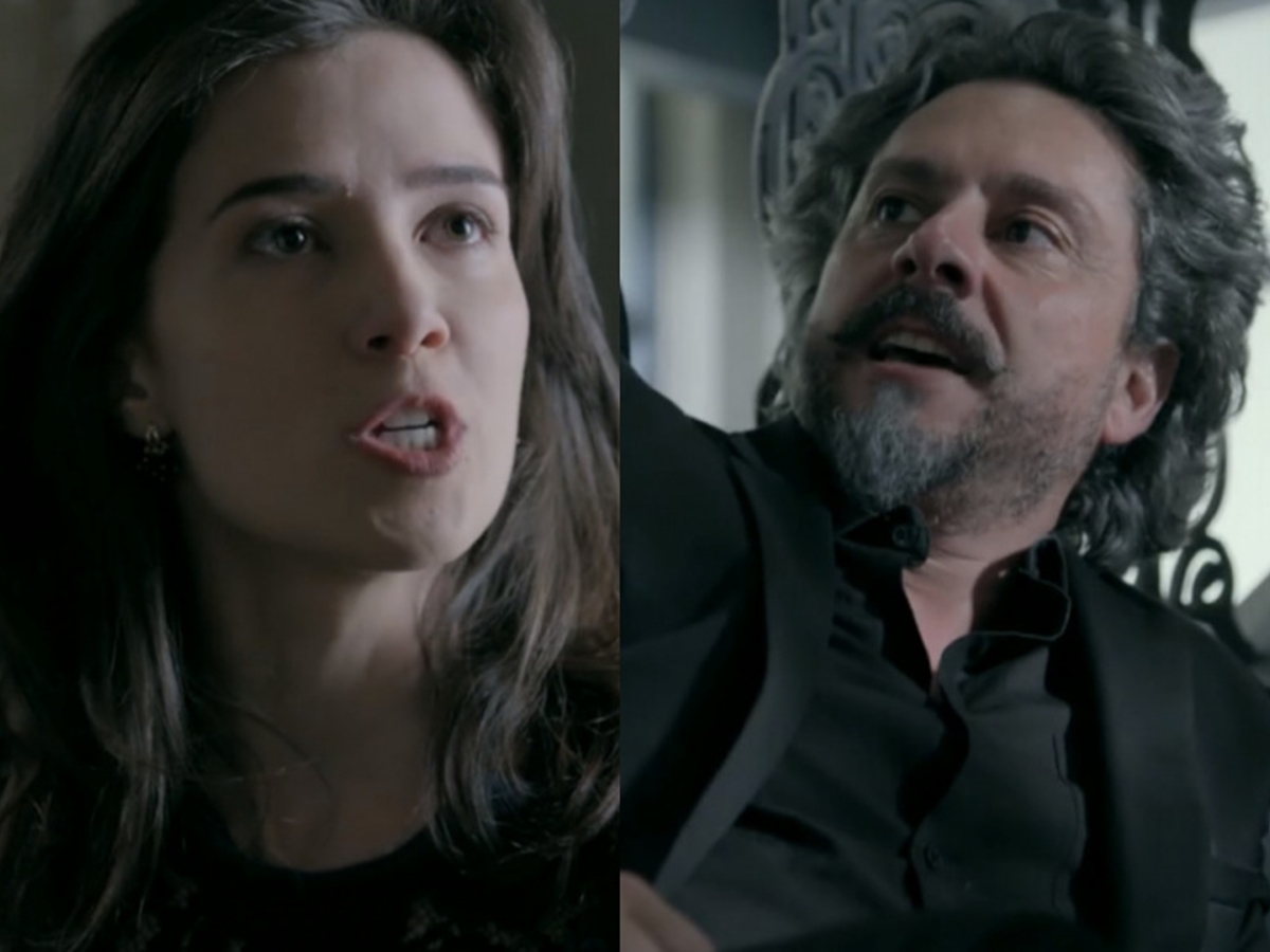 Cora (Marjorie Estiano) e José Alfredo (Alexandre Nero) de Império