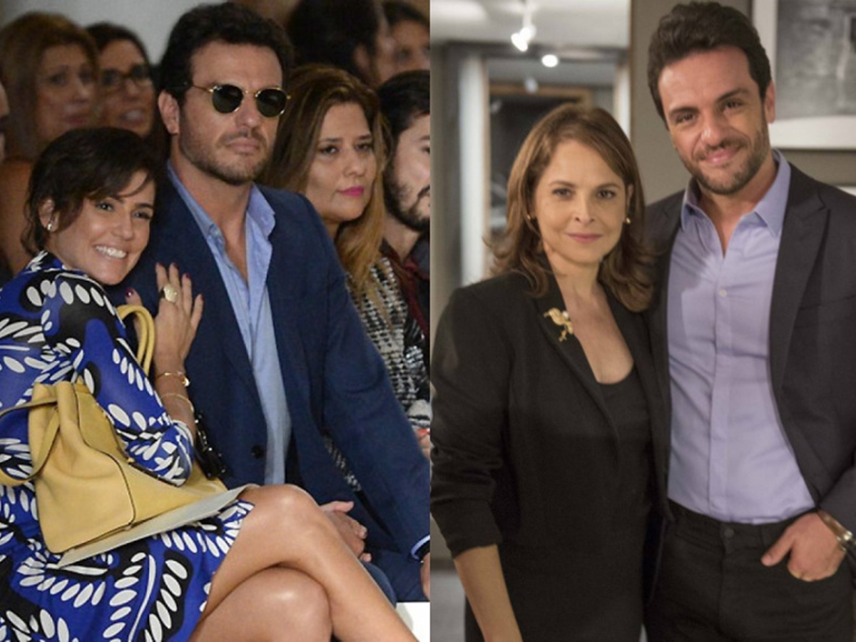 Deborah Secco, Rodrigo Lombardi e Drica Moraes nas gravações de Verdades Secretas