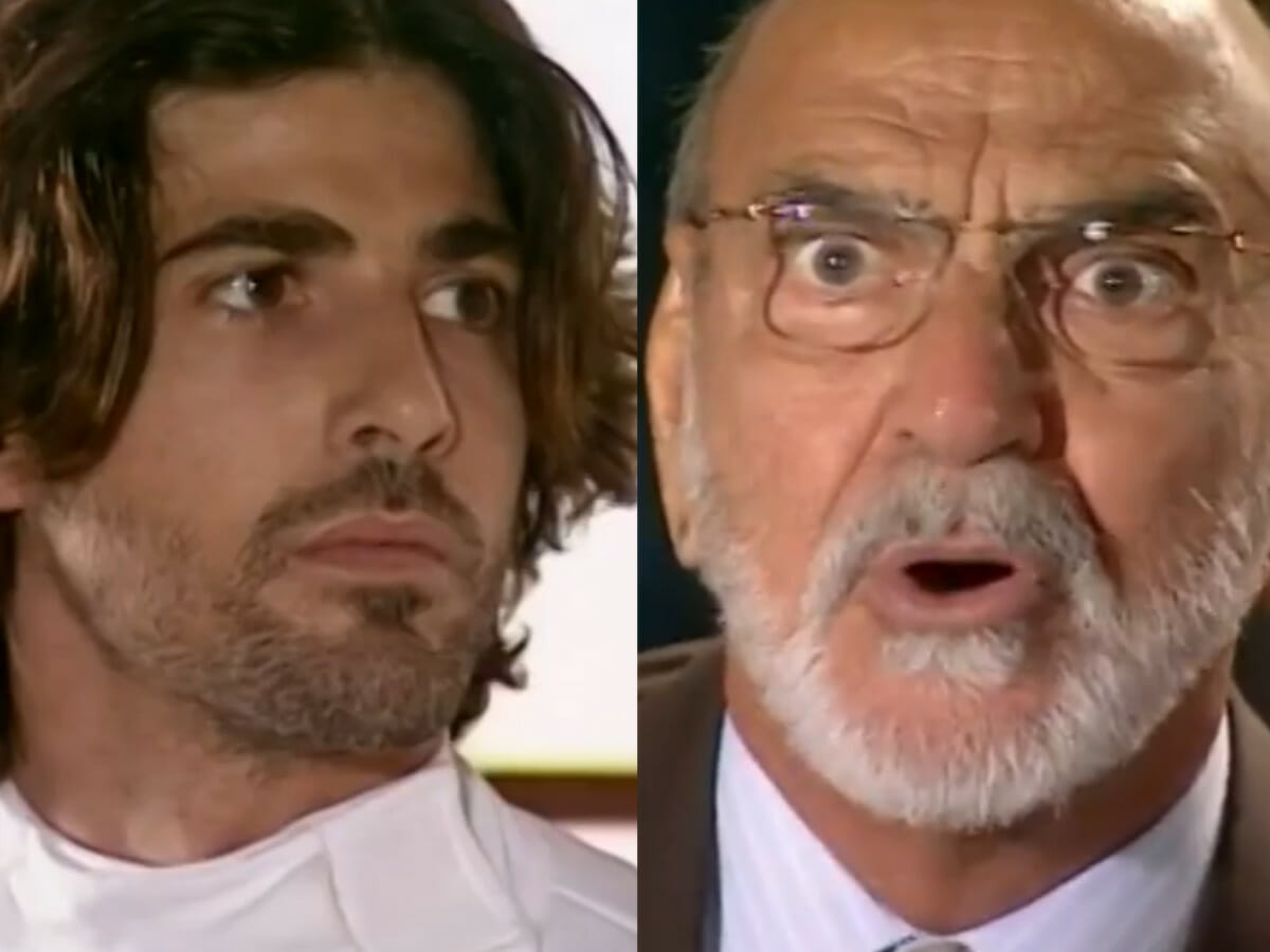 Paco (Reynaldo Gianecchini) e Afonso (Lima Duarte) em Da Cor do Pecado (Reprodução/Globo)