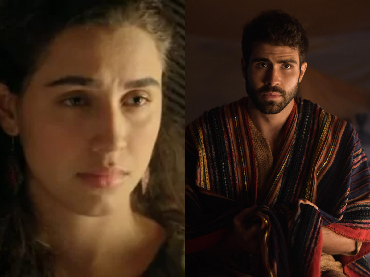 Diná e José em Gênesis (Reprodução - Record TV)