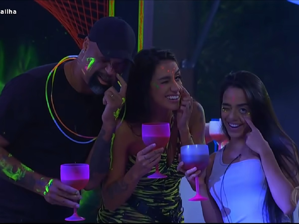 Dinei, Any e Mirella na Ilha Record_2208