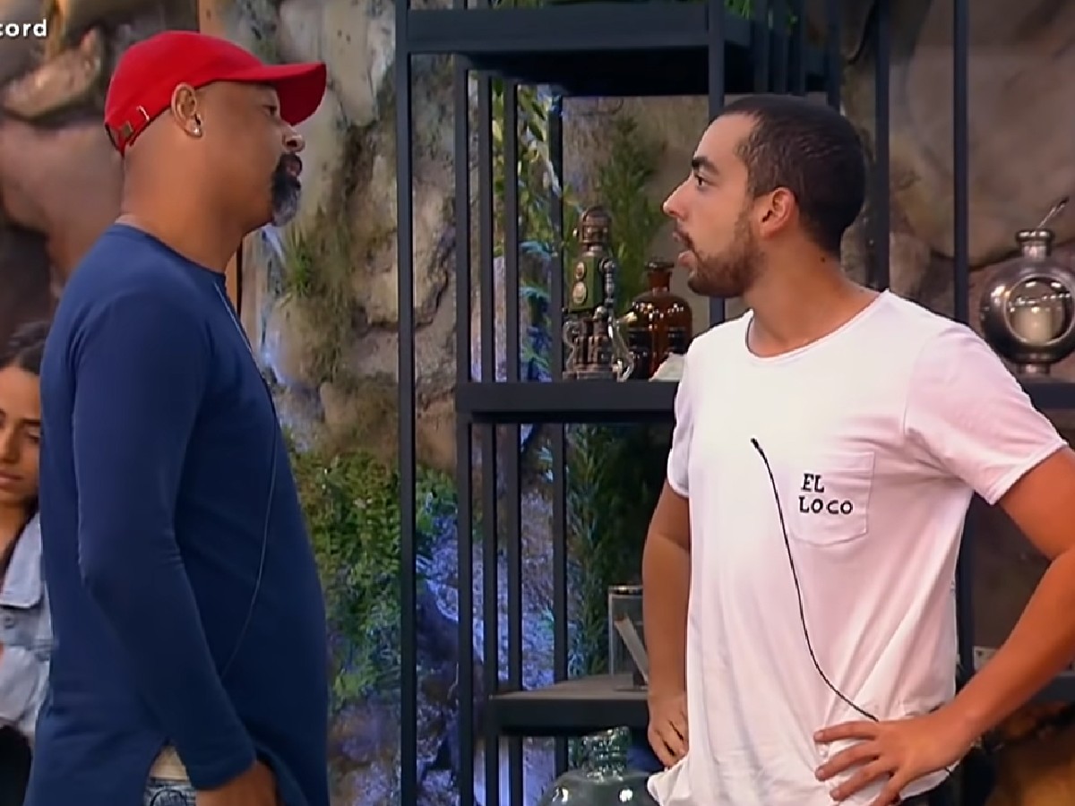 Dinei e Lucas na Ilha Record