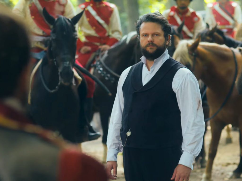 Dom Pedro II (Selton Mello) em Nos Tempos do Imperador