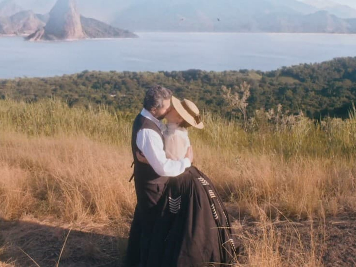Dom Pedro II e Condessa de Barral em Nos Tempos do Imperador (Reprodução - Globo)