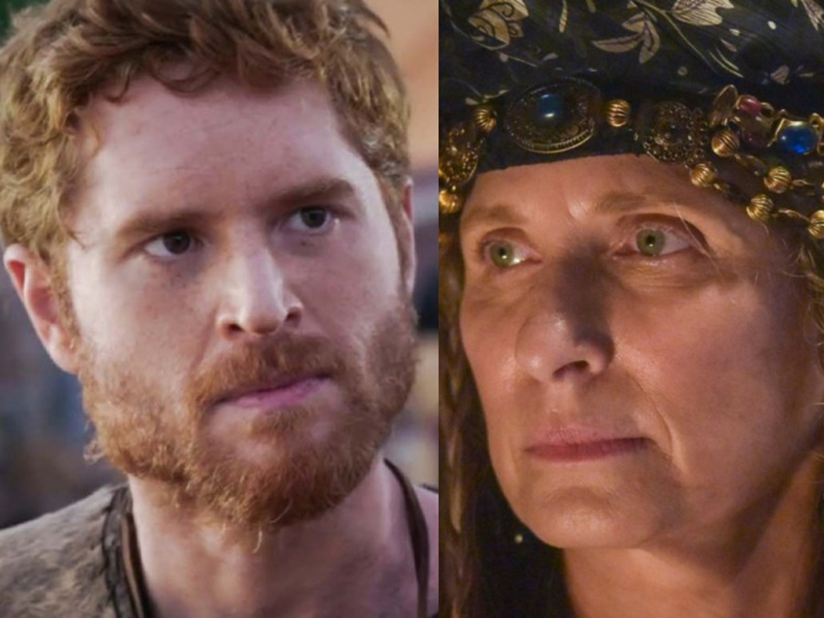 Esaú (Cirillo Luna) e Rebeca (Martha Mellinger) de Gênesis