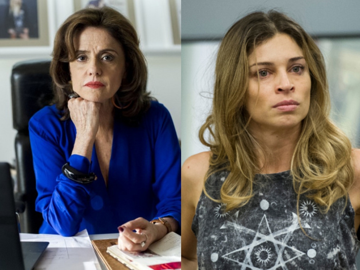 Fanny (Marieta Severo) e Larissa (Grazi Massafera) de Verdades Secretas