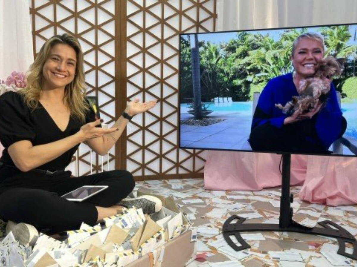 Fernanda Gentil entrevista Xuxa Meneghel no Se Joga (Divulgação)