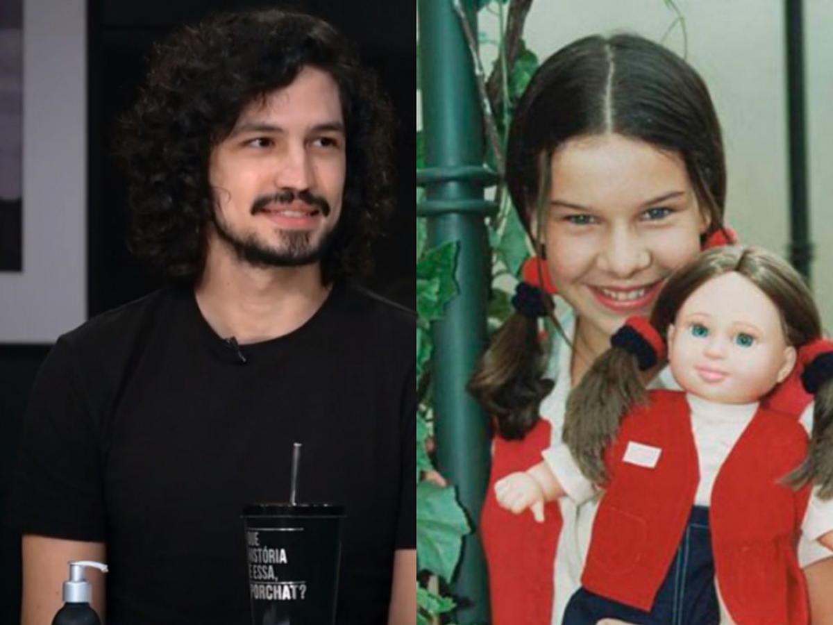 Gabriel Leone e Fernanda Souza como Mili de Chiquititas