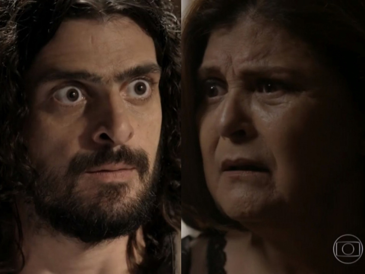 Jairo (Julio Machado) e Jurema (Elizangela) de Império
