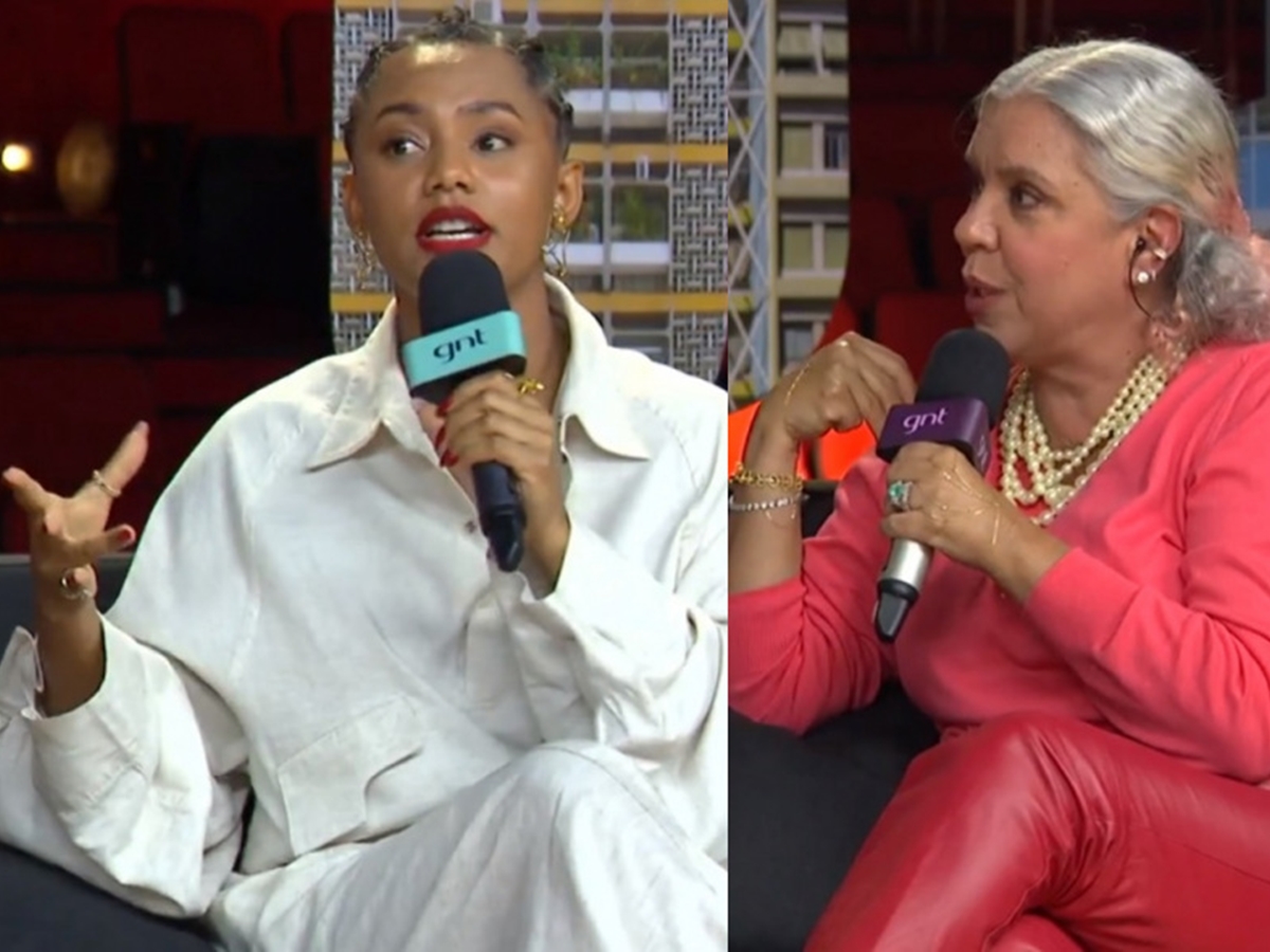 Jéssica Ellen e Astrid Fontenelle no Saia Justa