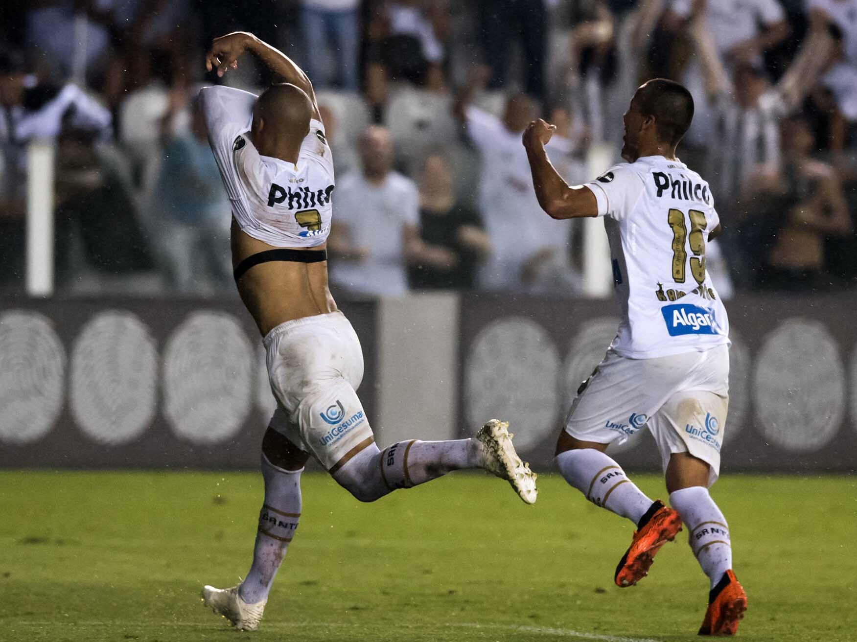 Jogadores do Santos
