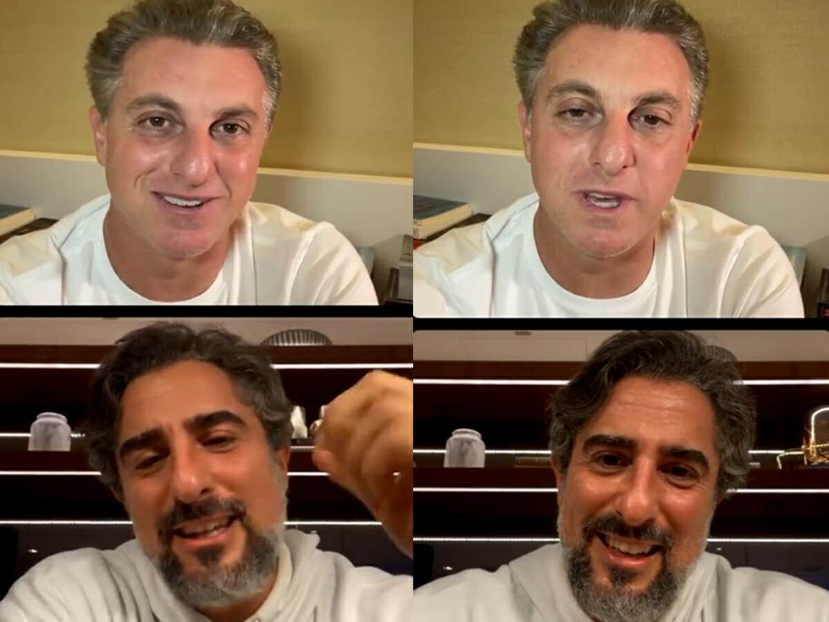 Luciano Huck e Marcos Mion