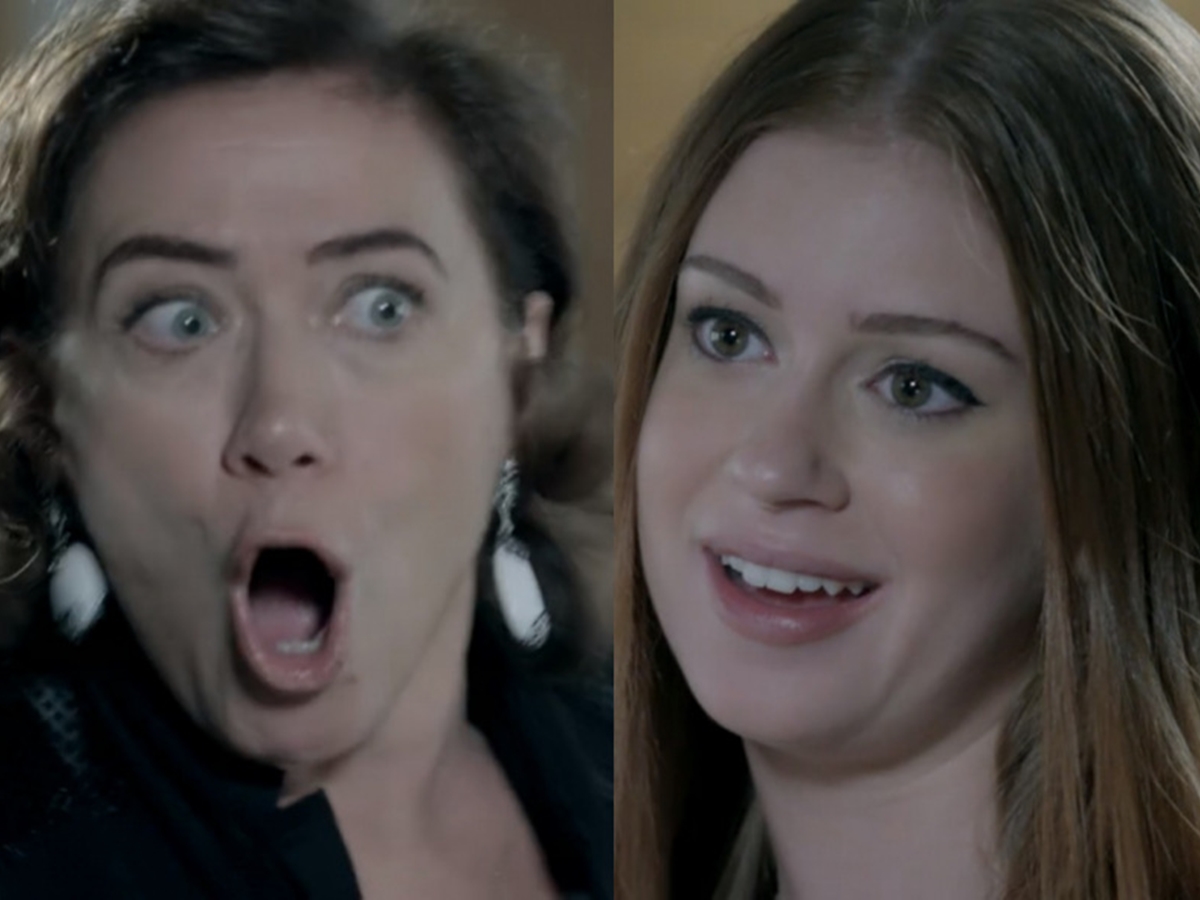 Maria Marta (Lilia Cabral) e Maria Isis (Marina Ruy Barbosa) de Império