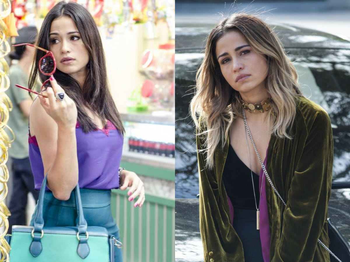 Nanda Costa em Império e em Pega Pega (Reprodução)