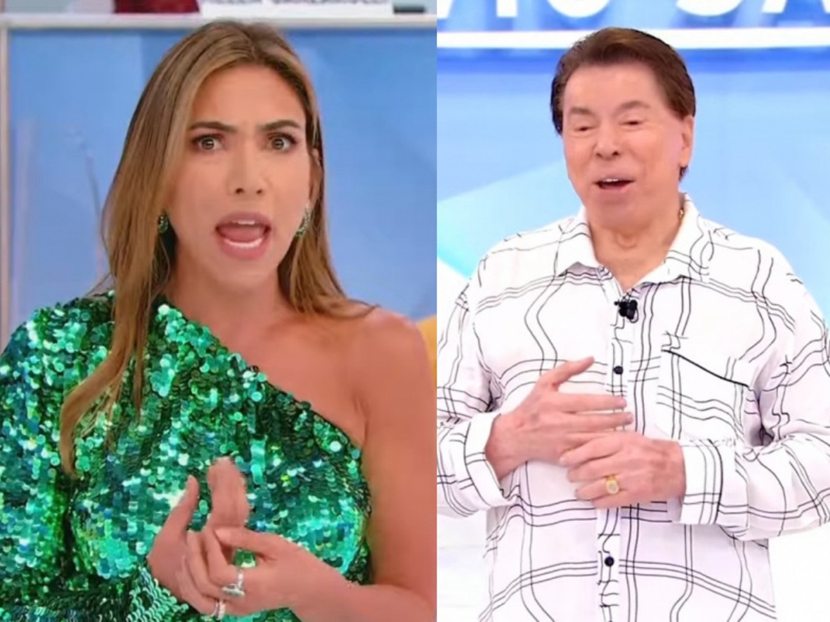 Patrícia Abravanel e Silvio Santos