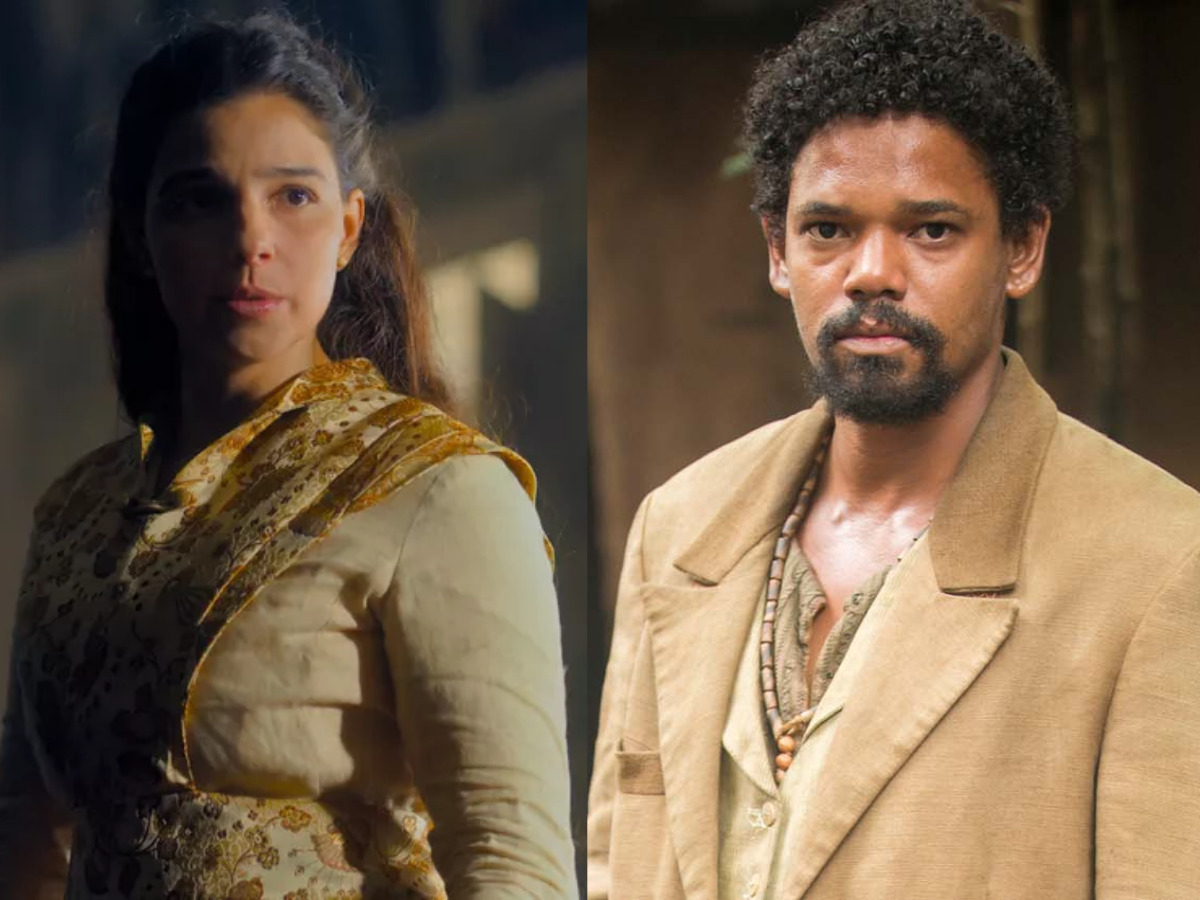 Pilar e Samuel em Nos Tempos do Imperador (Divulgação - Globo)