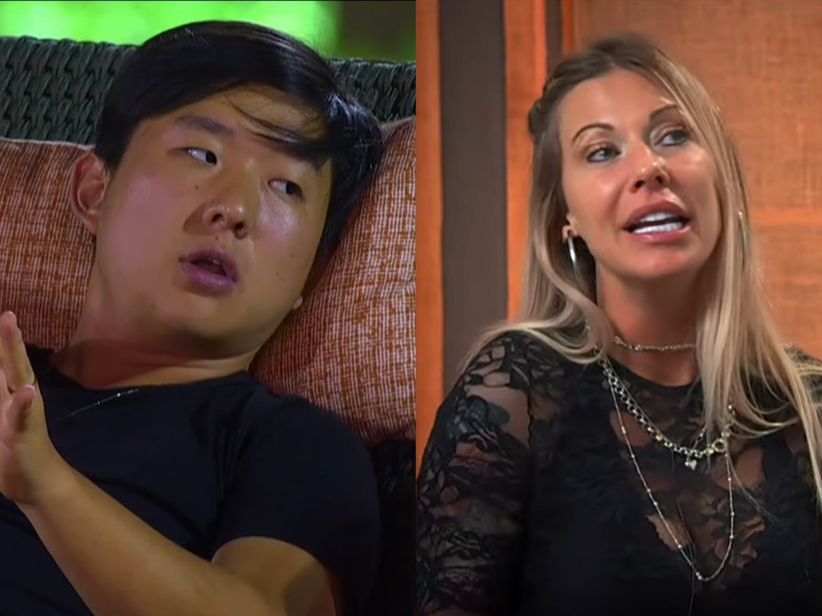 Pyong Lee e Antonela na Ilha Record