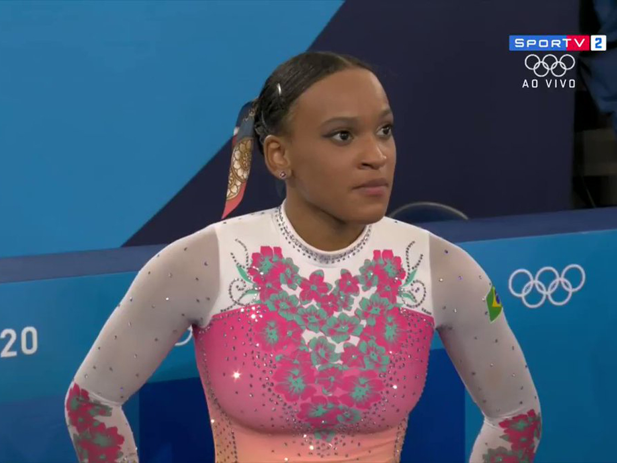 Rebeca Andrade nos Jogos Olímpicos