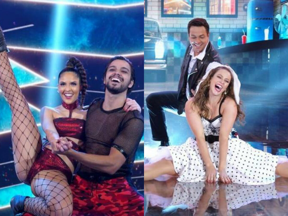 Rodrigo Simas e Paolla Oliveira no Super Dança dos Famosos (Reprodução - Globo)