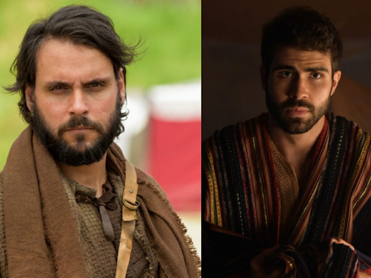 Rúben (Felipe Cunha) e José (Juliano Laham) de Gênesis