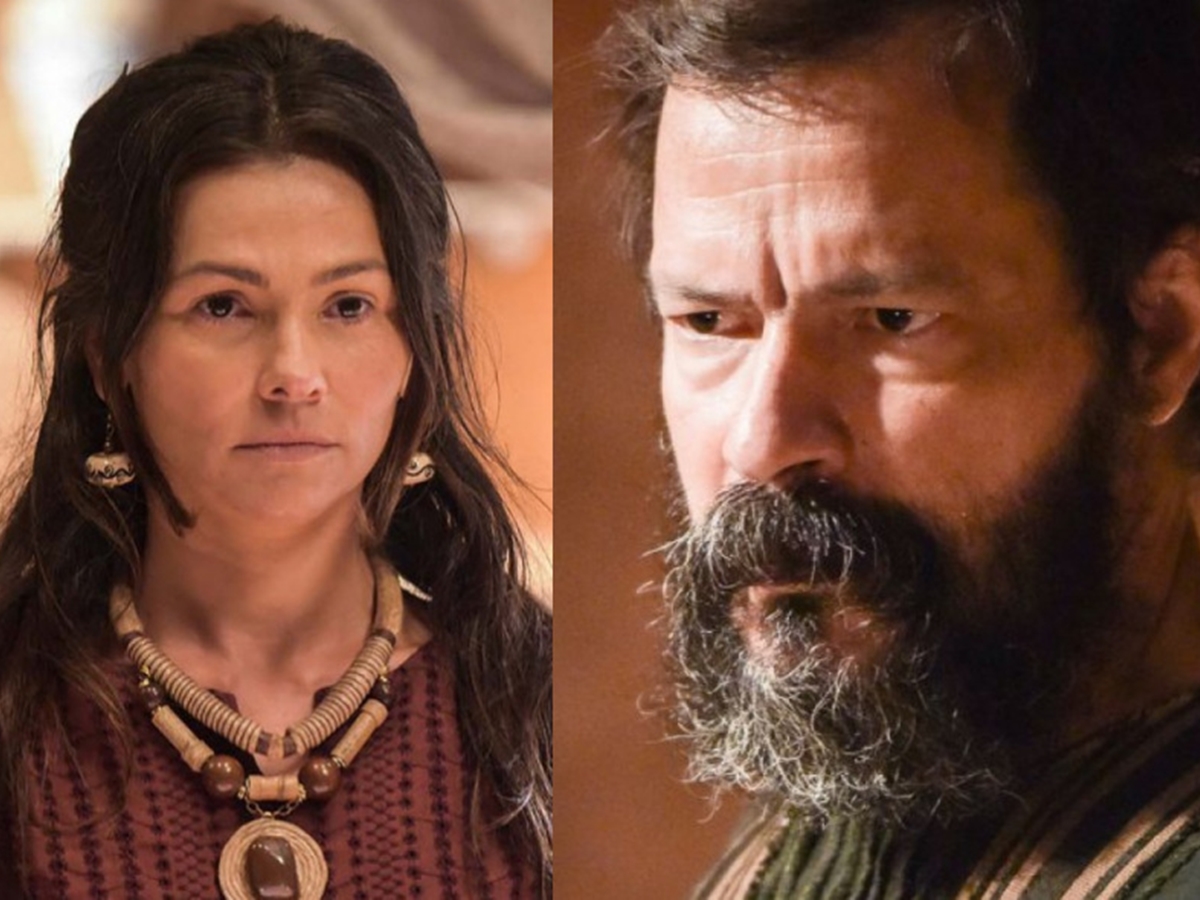 Salma (Suzana Alves) e Labão (Heitor Martinez) de Gênesis