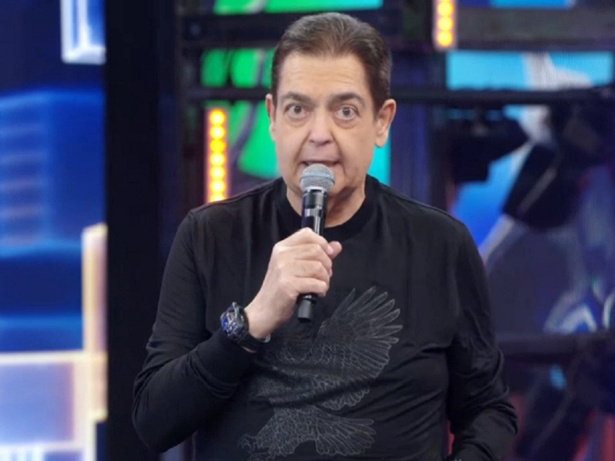 O apresentador Fausto Silva