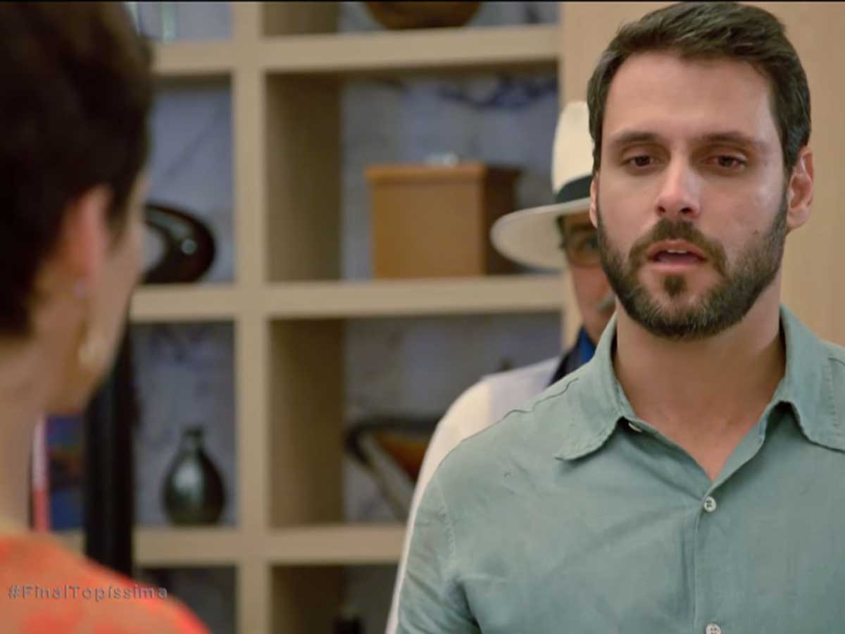 Sophia (Camila Rodrigues) e Antonio (Felipe Cunha) em Topíssima