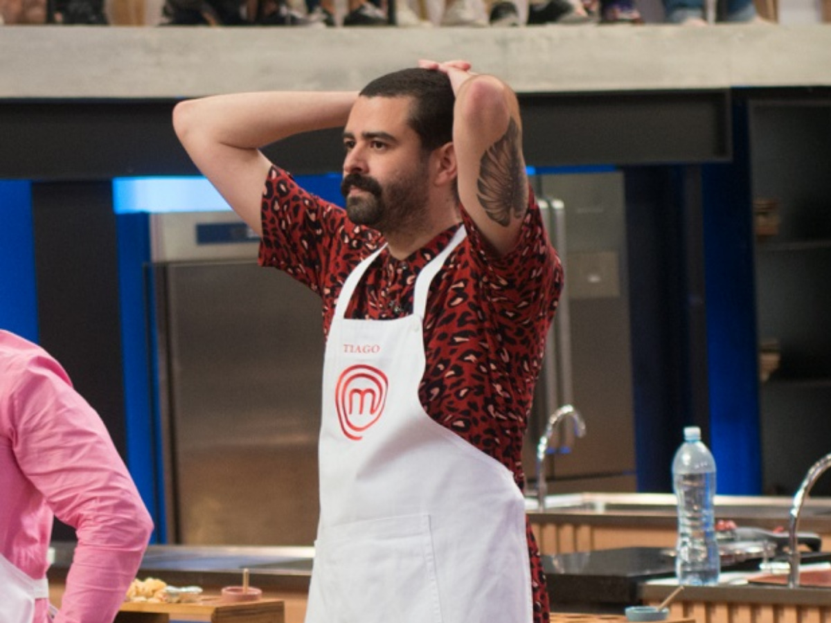 Tiago foi eliminado do MasterChef Brasil (Reprodução - Band)