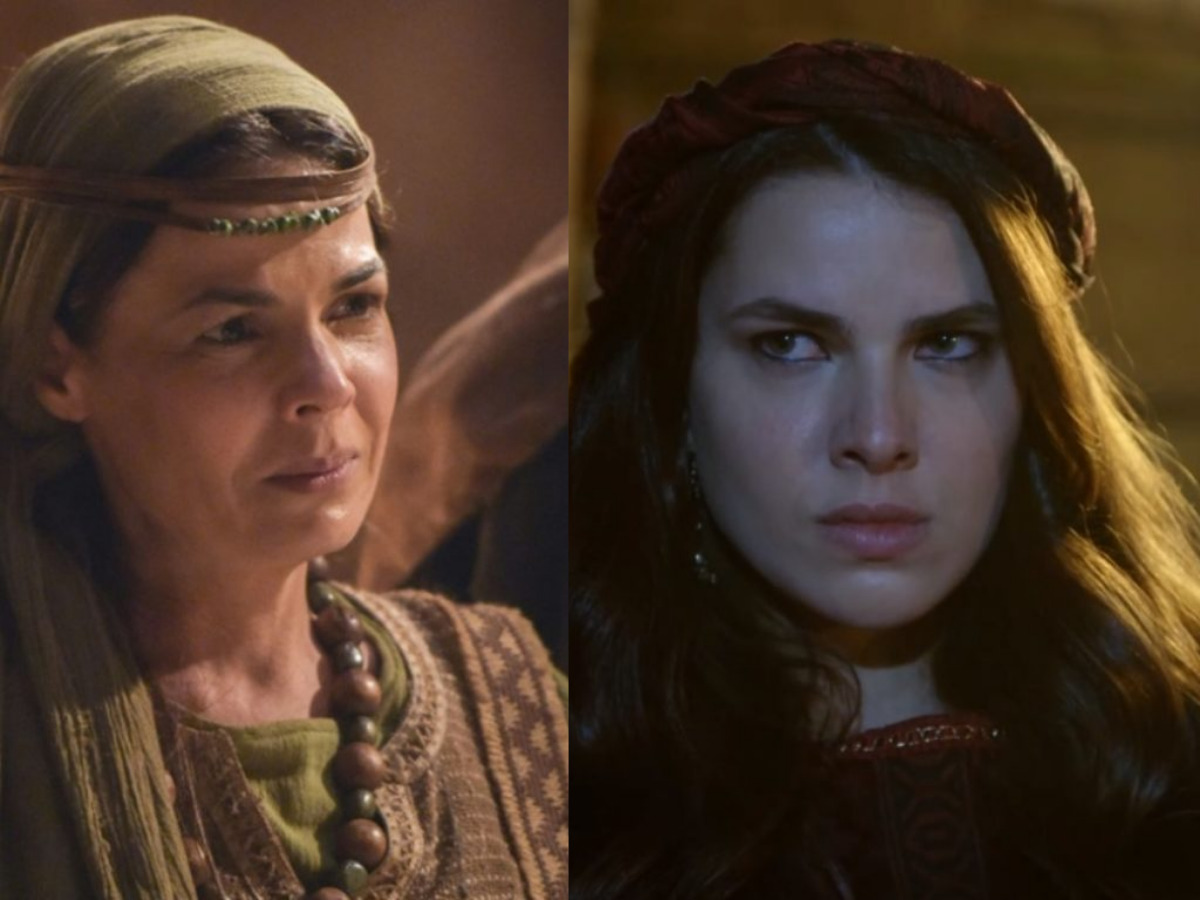 Yarin e Raquel em Gênesis (Divulgação - Record TV)