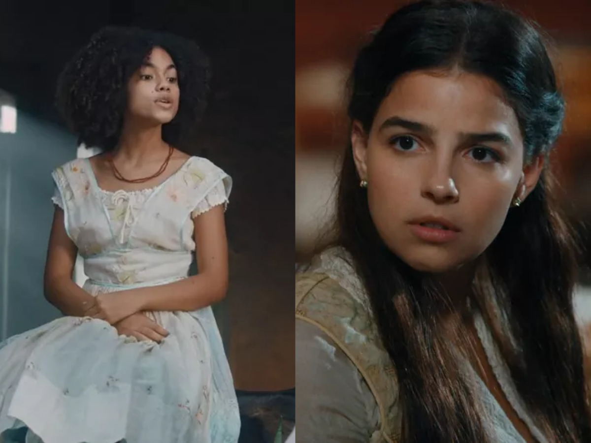 Zayla e Pilar em Nos Tempos do Imperador (Divulgação - Globo)