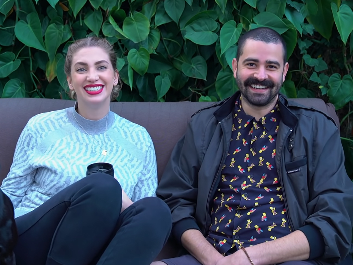 A apresentadora Carol Moreira e o namorado, Tiago Souto, participante do MasterChef