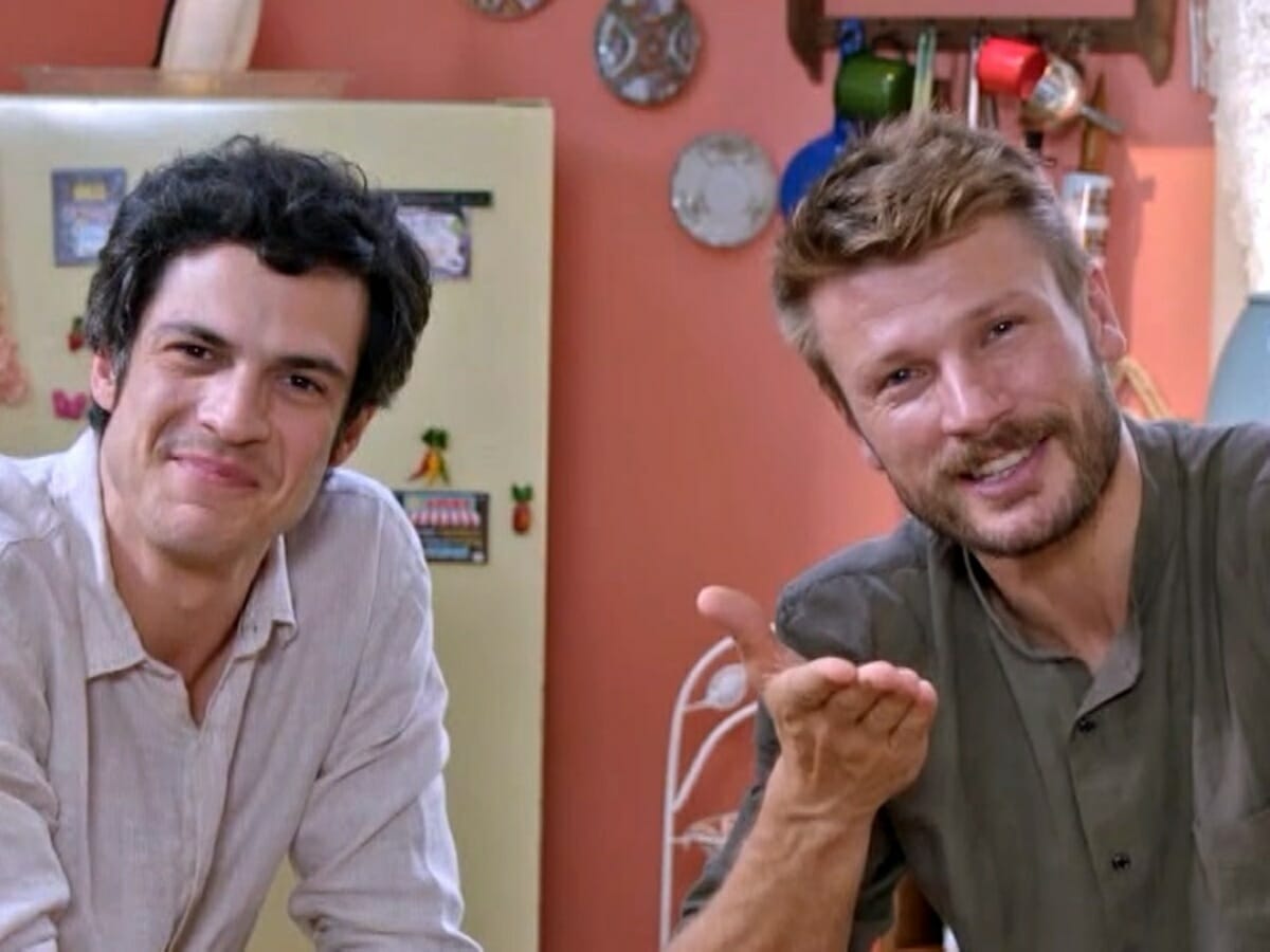 Mateus Solano e Rodrigo Hilbert no Tempero de Família
