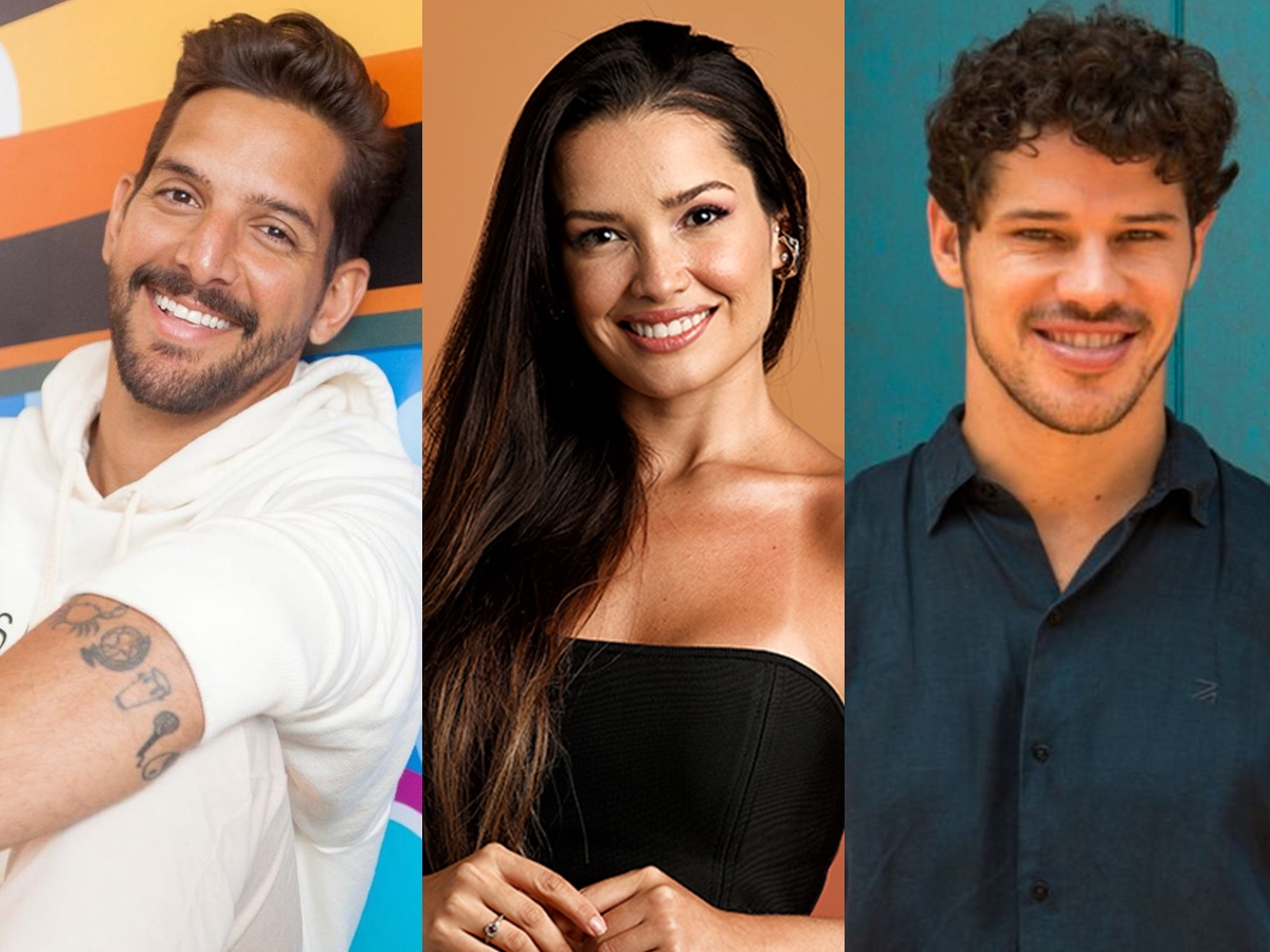 Felipe Pezzoni, Juliette Freire e José Loretto (Reprodução/Montagem Observatório da TV)