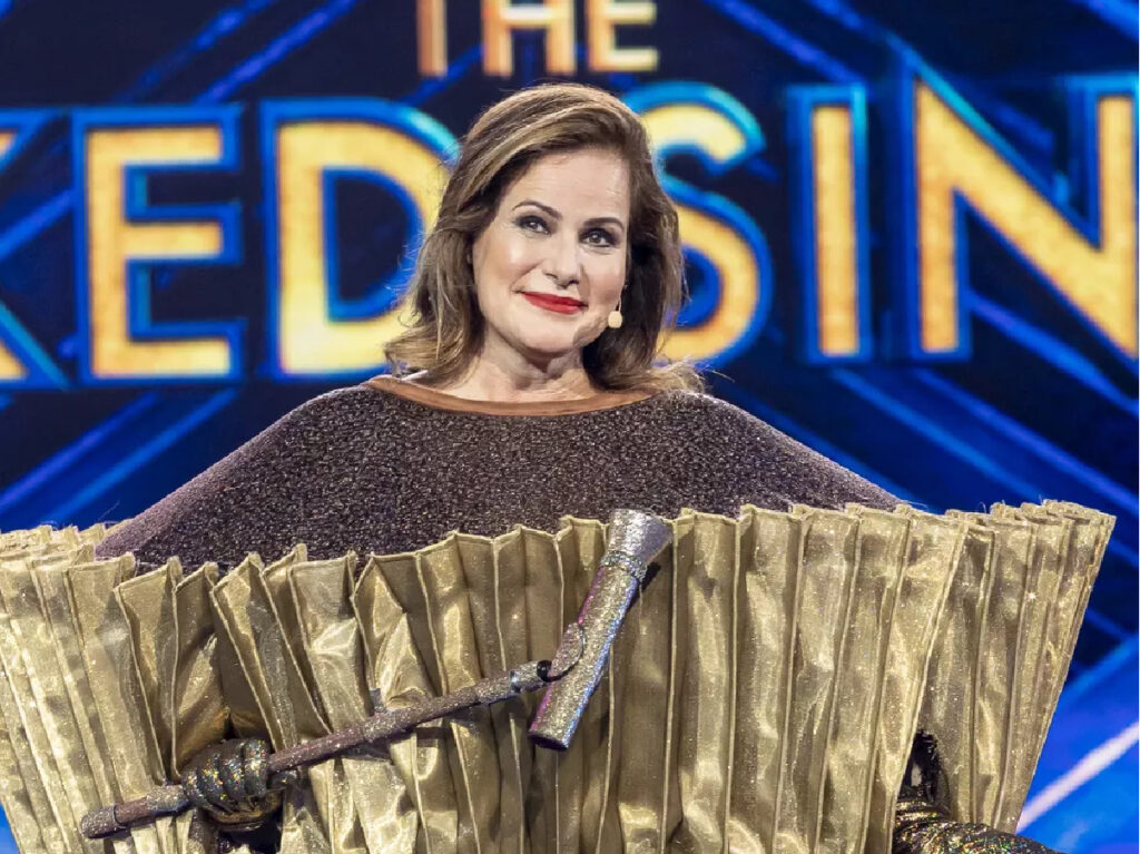 Renata Ceribelli no The Masked Singer Brasil (Divulgação/Globo)