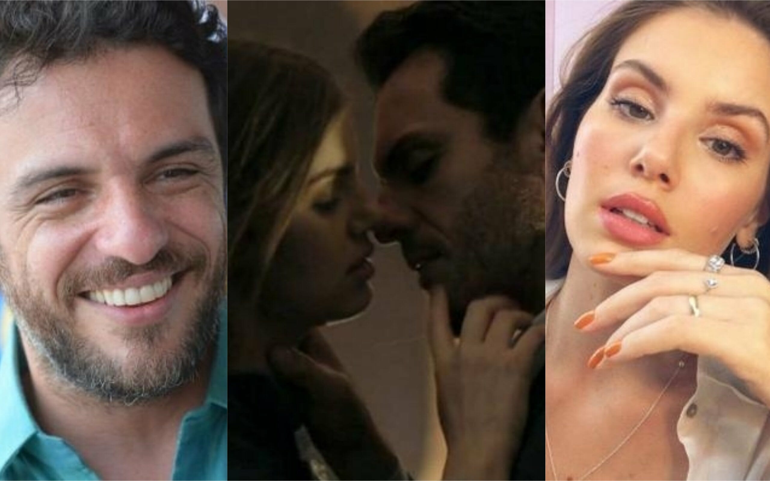 Rodrigo Lombardi e Camila Queiroz