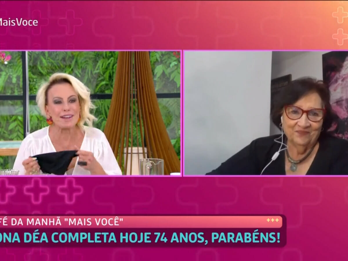 Ana Maria Braga e Déa Lúcia no Mais Você
