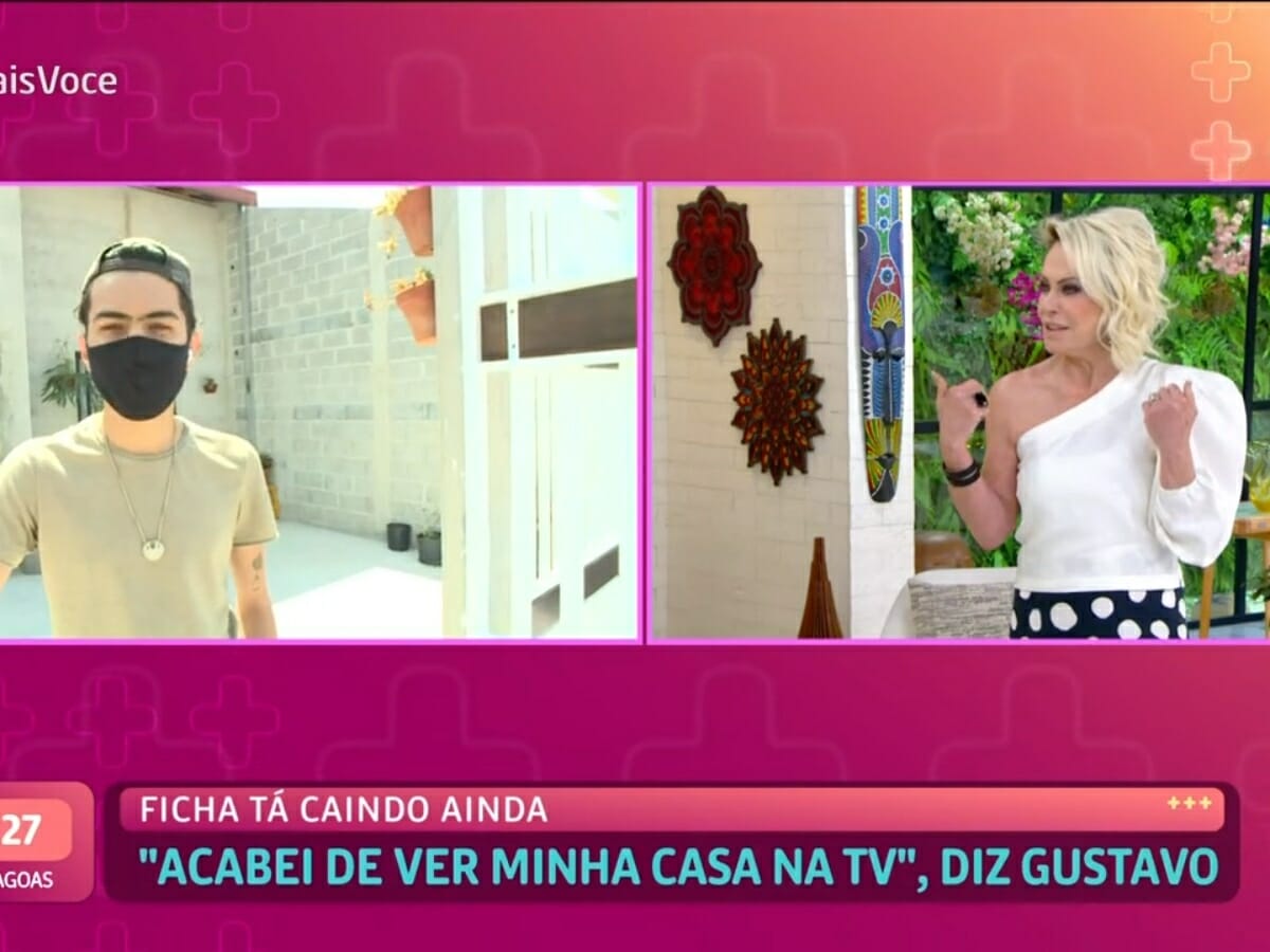 Ana Maria Braga e Gustavo no Mais Você