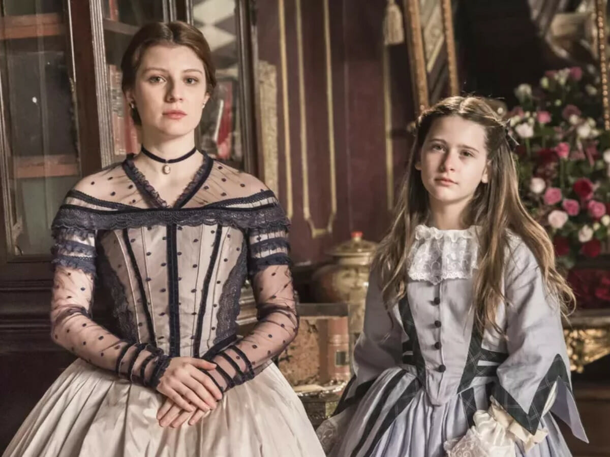 Any Maia e Giulia Gayoso vivem a Princesa Isabel em Nos Tempos do Imperador (Divulgação Globo)