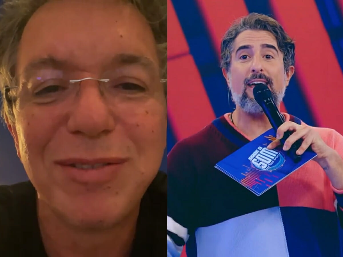 Boninho e Marcos Mion