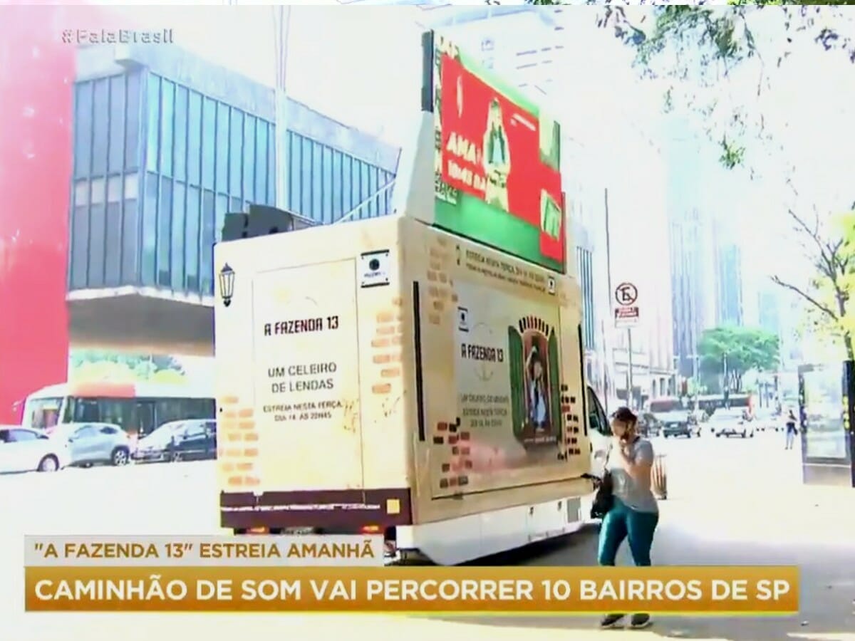 Carro de som de A Fazenda 13