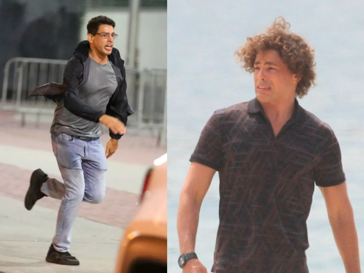 Cauã Reymond vive gêmeos Christofer e Christian em Um Lugar ao Sol (Reprodução)