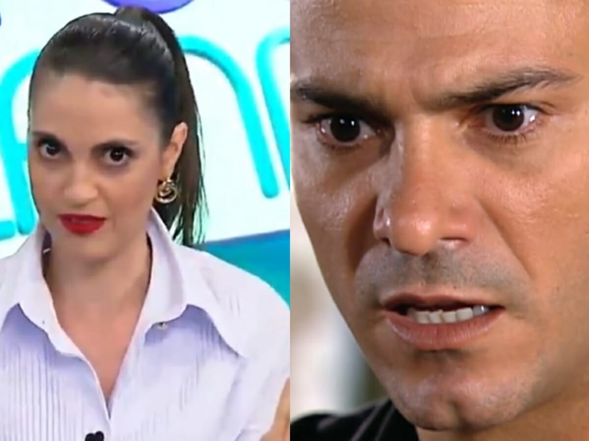 Chris Flores no Fofocalizando e Lopo (Leonardo Vieira) de Prova de Amor
