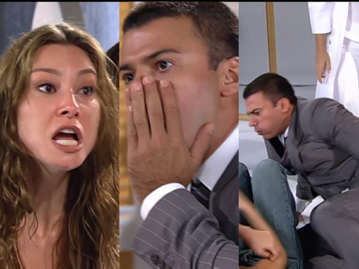 Clarice (Lavínia Vlasak) e Lopo (Leonardo Vieira) de Prova de Amor
