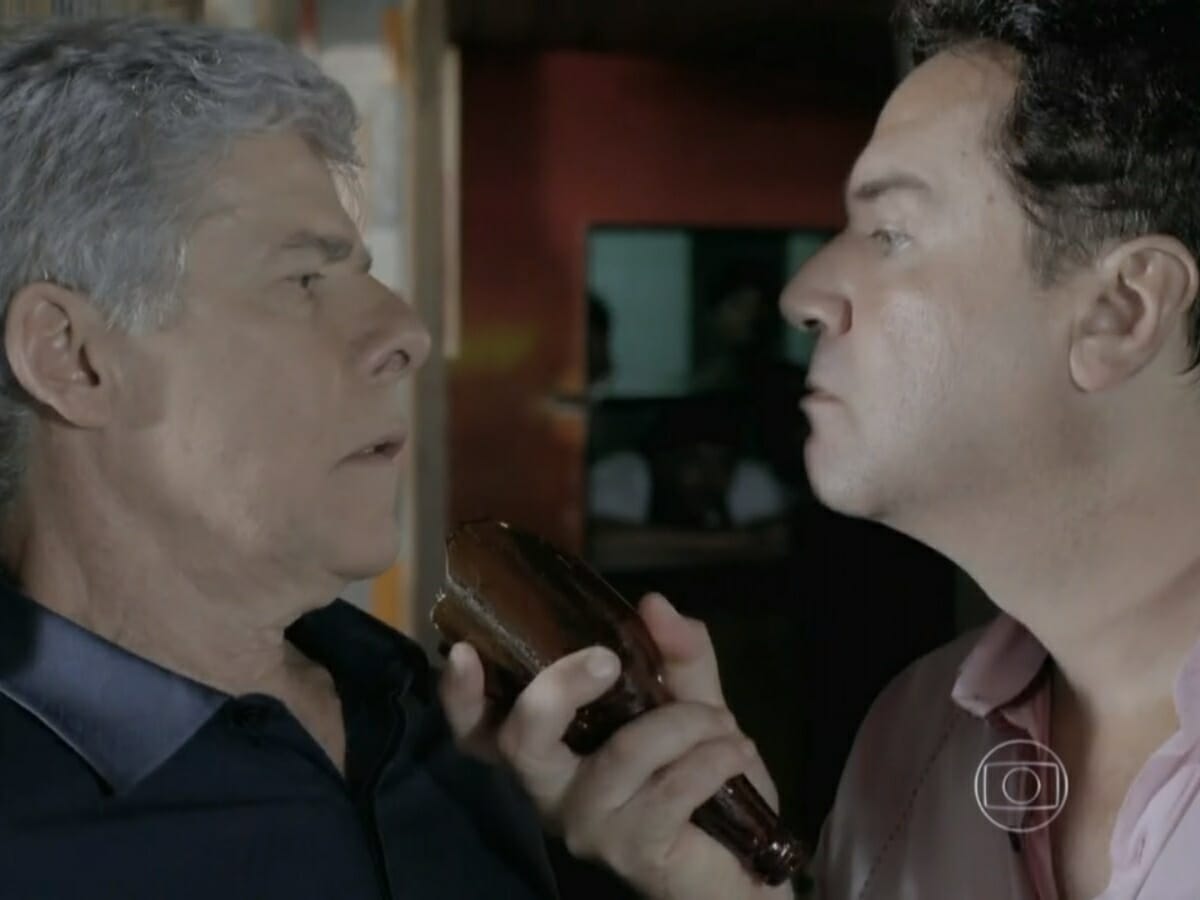 Cláudio (José Mayer) e Felipe (Laércio Fonseca) de Império